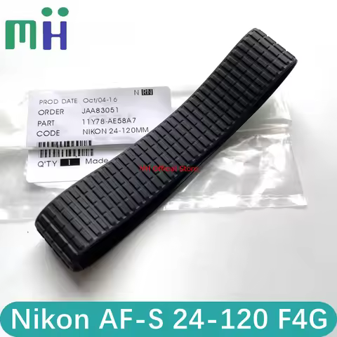 NEW For Nikon AF-S 24-120mm F4G Lens Zoom Rubber Grip Cover Ring For NIKKOR 24-120 F/4G F4 F/4 G ED 