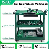 ISKU 3-tier workshop Trolley, iron Trolley