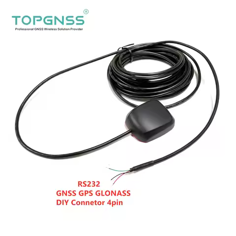 DIY connector GN200G RS232 Level 9600 baud rate NMEA0183 cable 3meter GNSS receiver GPS GLONASS QZSS