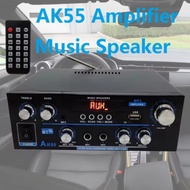 AK55 110-240V Car Amplifier 900W Max Power 2.0 Channel Rated 70W+70W Bluetooth Audio Hifi AMP Music 