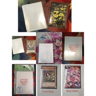 Card Sleeve Card Protector 3rd layer Matte & Clear 66x93mm , Transparant 65x92mm Suitable for Yugioh