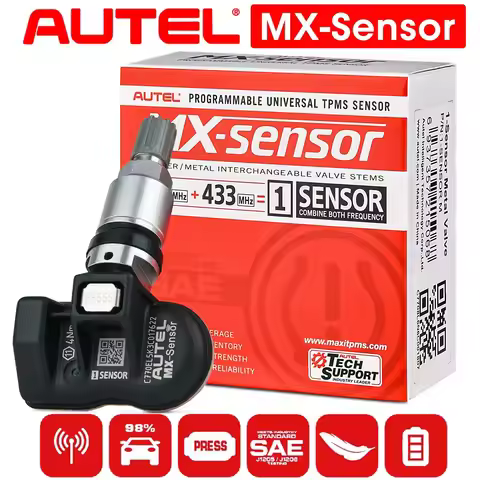 Autel TPMS MX Sensor 315MHz 433MHz Sensor 2in1 Clone-able Programming Sensors For TS501 TS508 Tire P