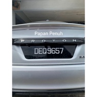 No Plate Kristal Kereta Saga FLX & BLM(No Timbul)