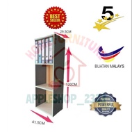 Book Shelf / 3 Tier Compartment Utility Shelf / Rak Buku