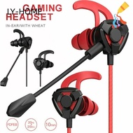 LY-HOME Gaming Earphones, Universal With Mic Wired Earphones,  Multifunctional Professional Durable 
