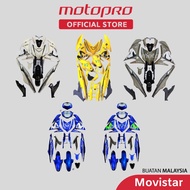 YAMAHA Y15ZR V1 V2 Movistar Body cover parts set tanam sticker Stripe Strike Coverset Y15 Movistar