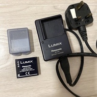 Panasonic Lumix CGA-S005E Battery + DE-A42 Charger | LUMIX DMC-LX3 相機電池 充電器