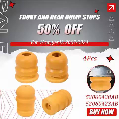 4Pcs Front and Rear Bump Stops Suspension Jounce Control Arm Bumpers Replaces for Wrangler JK 2007-2