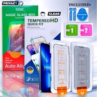 Auto Align Tempered Glass for Infinix smart 7 HD 8 9 10 hot 40i 30i 50i 60i 50 pro 9 11 play 8