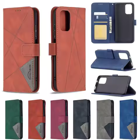 Leather Case For Xiaomi Redmi Note 10 4G Note 10 5G Note 10 Pro Note 10 Pro Max Note 10S Note 10T 5G