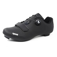 Cycling Shoes all black shoes Out door shoes  Cleats Shoes Road Bike Shoes For Mtb  Bicycle shoes Professional cycling shoes Self-locking shoes Water proof shoes Men`s shoes 4GFJ
