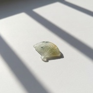 三彩翡翠牡丹花扇子 | 天然緬甸玉A貨翡翠 | 送禮