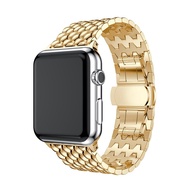 [HOT JUXXKWIHGWH 514] สำหรับ Apple Watch Band 44มม. 40มม. 42มม. 38มม. 41 45มม. สายโลหะสำหรับ Iwatch Series 7 6 SE 5 4 3อุปกรณ์เสริมสร้อยข้อมือสแตนเลส