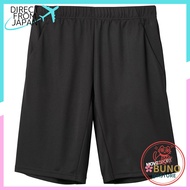 Men's Black Half Pants ST5SHPT1M_BK00_O - Casual Sports Shorts, Lightweight Quick-Dry Elastic Waist