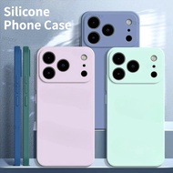 Colorful Silicone Phone Case For Apple iPhone Air 17 Pro Max Liquid Soft TPU Silicone Phone Case Rep