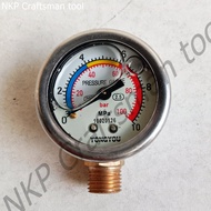 Gay Pressure Gauge Oil (100 Bar Small) 1/4 "Threaded 1 Inch 6 Or 3/4" Sprayer Good Quality Durable.