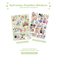 SYLVANIAN FAMILIES Sylvanian Family Sticker Deco Mobile Laptop Journaling Penpal