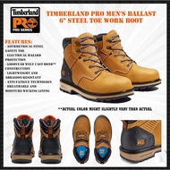 Timberland PRO Men's Ballast 6" Steel Toe Work Boot, Size US 8.5 (Ready Stock)