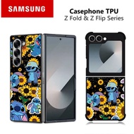 TPU Case for Samsung Z Fold and Z Flip 7 6 5 4 3 STITCH RK569 Hybrid Cover Rubber Glossy