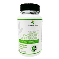 Low FODMAP Certified Probiotic & Prebiotic Synbiotic Supplement, IBS IBD & SIBO Dairy Free Vegan, So