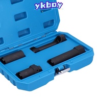 YKBOY 4PCS Injector Socket Set, 25mm 27mm 29mm 30mm Anti-Rust  Injector Socket, Durable Deep Socket 