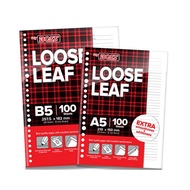 Loose Leaf Line Paper contains 100 sheets A5/ 20 Holes & B5/26 Holes