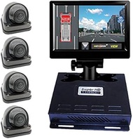 Weivision 1080P FHD 360 Degree Bird View Surround Panoramic View Car Vihicle DVR Camera System Kit f