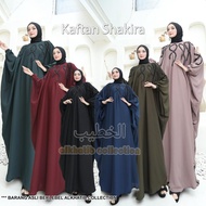 KAFTAN SHAKIRA PAYET SWAROSKI IED EDITION ALLSIZE BAHAN SAUDI IMPOR FURSAN CRYSTAL CREPE WARNA / GAU