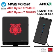 Minisforum UM790 XTX UM780 XTX AMD Ryzen 9 7940HS 7 7840HS Mini PC Oculink Port Windows 11 DDR5 5600