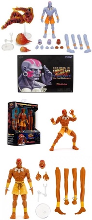 Jada Toys 街頭霸王 II 達爾錫 Dhalsim 可動人偶
