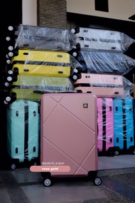 BISA COD! Koper 20 inch 023 abs/ fiber POLO GENEVA KOPER UMROH KOPER IMPORT ANTI MALING BERGARANSI