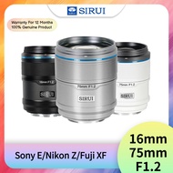 SIRUI 16mm 75mm F1.2 Sniper Series APS-C AF Accurate Autofocus Blurred Background Lens For Mirrorles