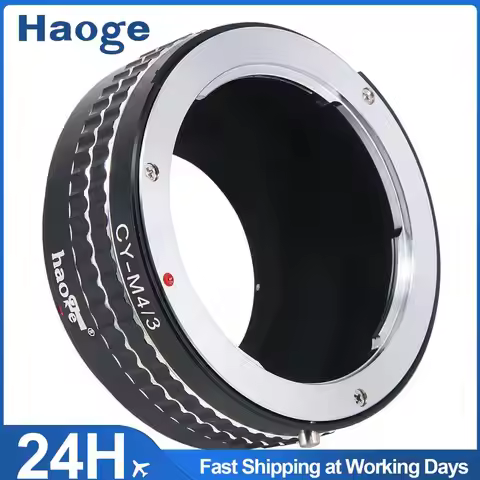 Haoge Lens Adapter for Contax / Yashica C/Y CY Lens to Olympus and Panasonic Micro Four Thirds MFT M