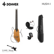 Donner HUSH-I Travel Guitar Headless Silent Guitar Removable Frames Ultra Light Acoustic Electric Gu