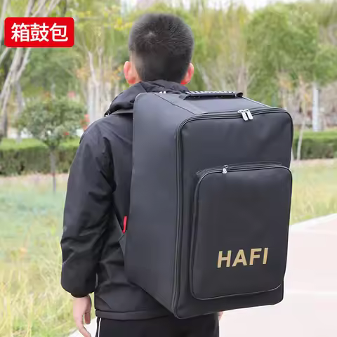 Drum Snare Bag Padded Carrying Cajon Backpack Storage Portable Cloth Oxford Box Drum Tambourine Case