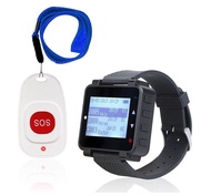 Retekess T128 Caregiver Pager Call Buttons System Elderly Patient Personal Nurse Alert Pager 1 PC Wa