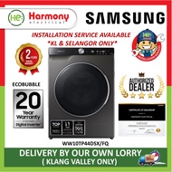 (FREE DELIVERY + INSTALL KL) SAMSUNG 10kg Front Load Washer AI Control WW10TP44DSX/FQ Inverter Washing Machine