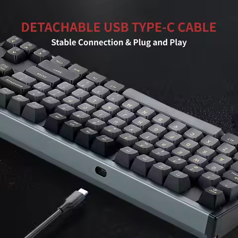 HEXGEARS I3 Mechanical Keyboard Wired Gaming Mechanical Keyboard Custom RGB Gasket Structure 75% Lay