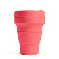 Stojo｜折疊伸縮杯 16oz - 珊瑚紅(紐約Tribeca限定版)