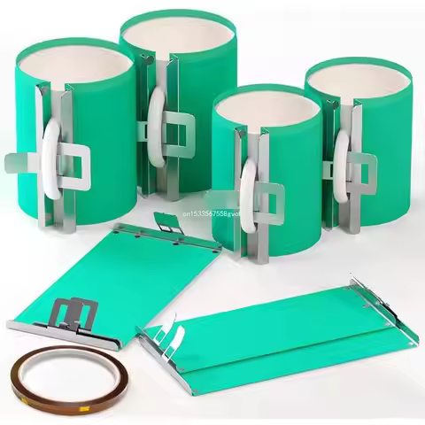 11OZ 12OZ 15OZ Sublimation Silicone Mug Wrap Temperature Resistance Silicone Mug Cup Clamp for Mugs 