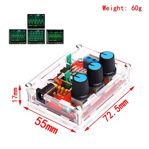 New XR2206 High Precision Signal Generator DIY Kit Sine Triangle Square Waves 1Hz 1MHz Frequency Ran