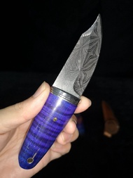 พกพา มี3แบบให้เลือก 7CR13mov งานสวยใบแกะลาย