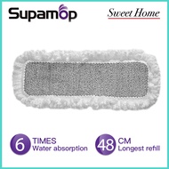 [Sweet Home] ★SupaMop Super Flat mop head/6 times water absorption refill size:48x18 cm