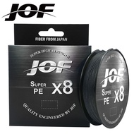 JOF 8X Casting Braided Fishing Line Ultra Sensitive Smooth Thin Strong PE Multifilament Durable 15lb