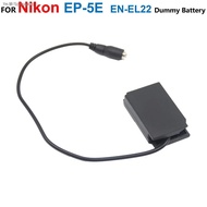 EP 5E DC Coupler Adapter EN EL22 ENEL22 EN EL22 Fake Battery Fit Camera Power Charger Supply For Nikon 1 J4  1J4 1 S2 1S2 ufjjqj821