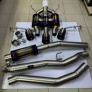 HONDA CIVIC FL5 FULL TITANIUM VALVETRONIC EXHAUST SYSTEM