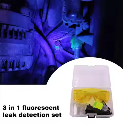 Car Repair Fluorescent Leak Detection Tool Auto Air Conditioning Refrigerant R134a Gas Uv Tool Leak 