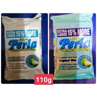 Perla Hypoallergenic laundry soap bar original blue and white