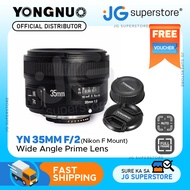 Yongnuo YN35MM F/2N YN 35mm f/2 Wide Angle Lens for Nikon F Mount Camera DSLR Photography Full-frame Fixed Auto Focus | JG Superstore