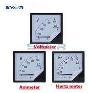6L2 Diesel Generator Voltmeter Ammeter Frequency Hertz Pointer Meter Digital Meter Panel 500A 400A 3